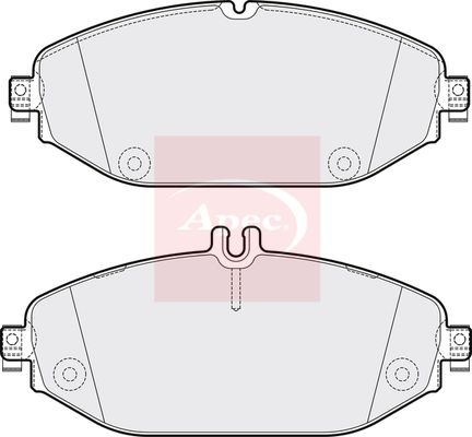 Apec PAD2055 Brake Pad Set, disc brake - 1