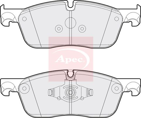 Apec PAD2061 Brake Pad Set, disc brake - 1