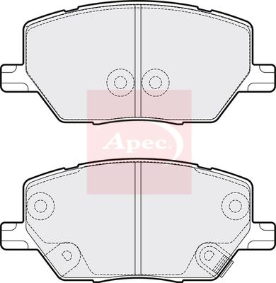 Apec PAD2065 Brake Pad Set, disc brake - 1