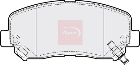 Apec PAD2076 Brake Pad Set, disc brake - 1