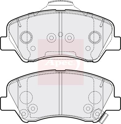 Apec PAD2077 Brake Pad Set, disc brake - 1