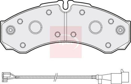 Apec PAD2078 Brake Pad Set, disc brake - 1