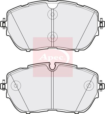 Apec PAD2083 Brake Pad Set, disc brake - 1