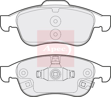 Apec PAD2090 Brake Pad Set, disc brake - 1