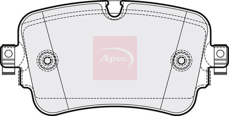 Apec PAD2094 Brake Pad Set, disc brake - 1