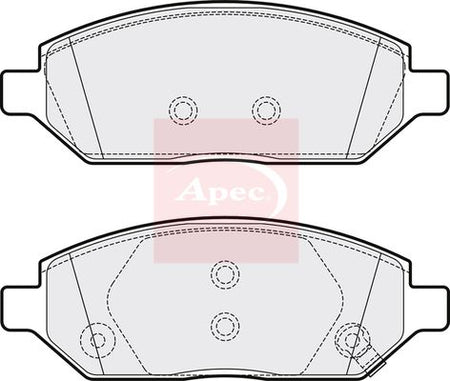 Apec PAD2098 Brake Pad Set, disc brake - 1