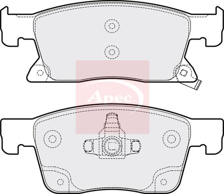 Apec PAD2101 Brake Pad Set, disc brake - 1