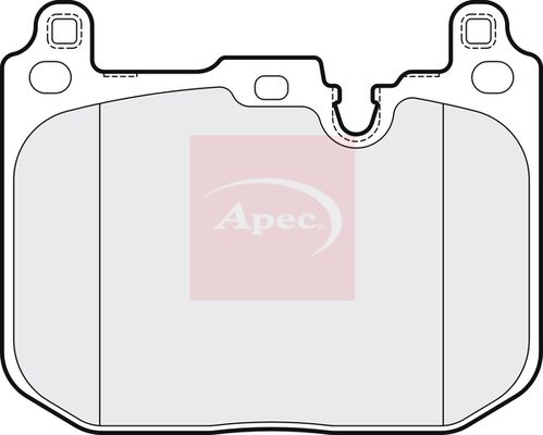 Apec PAD2102 Brake Pad Set, disc brake - 1