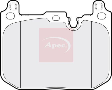 Apec PAD2102 Brake Pad Set, disc brake - 1
