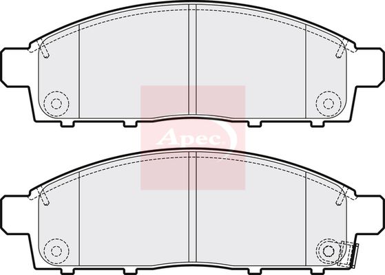 Apec PAD2106 Brake Pad Set, disc brake - 1