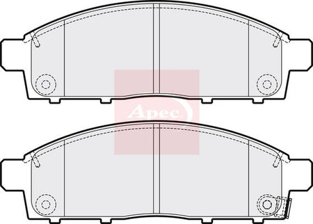 Apec PAD2106 Brake Pad Set, disc brake - 1