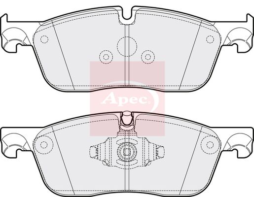 Apec PAD2116 Brake Pad Set, disc brake - 1
