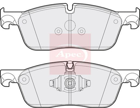 Apec PAD2116 Brake Pad Set, disc brake - 1