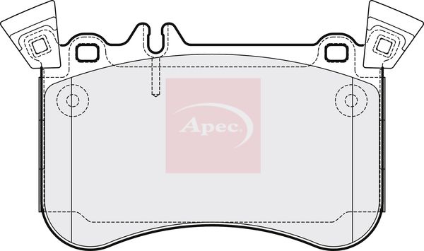 Apec PAD2118 Brake Pad Set, disc brake - 1