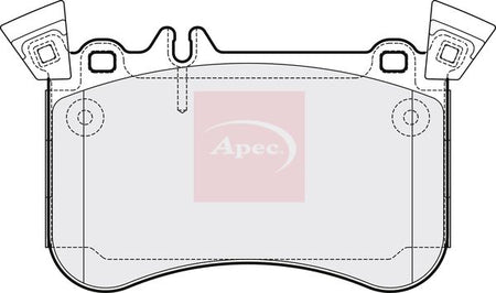 Apec PAD2118 Brake Pad Set, disc brake - 1