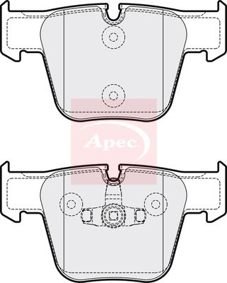 Apec PAD2122 Brake Pad Set, disc brake - 1