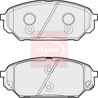 Apec PAD2123 Brake Pad Set, disc brake - 1
