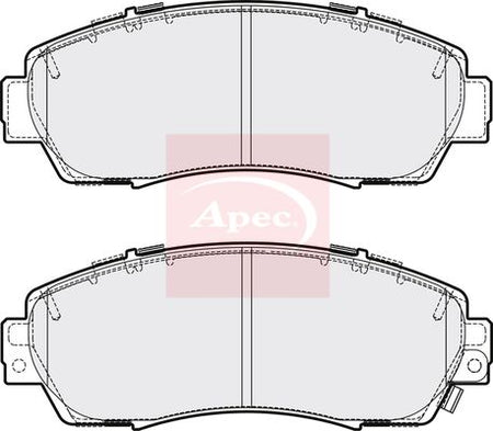 Apec PAD2124 Brake Pad Set, disc brake - 1