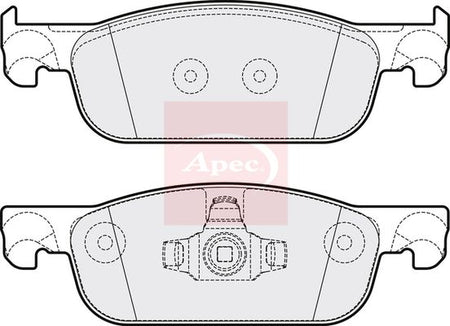Apec PAD2127 Brake Pad Set, disc brake - 1