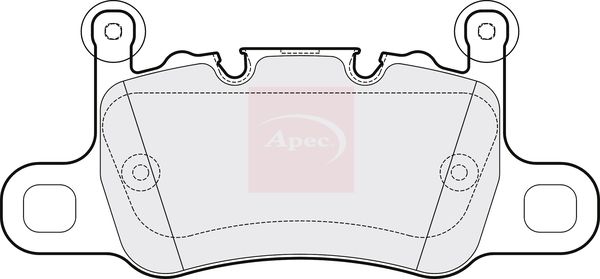Apec PAD2128 Brake Pad Set, disc brake - 1