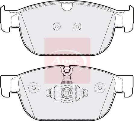 Apec PAD2130 Brake Pad Set, disc brake - 1