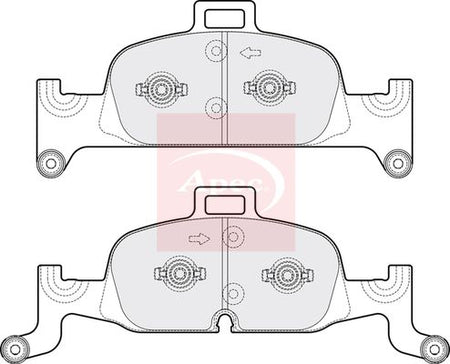 Apec PAD2133 Brake Pad Set, disc brake - 1