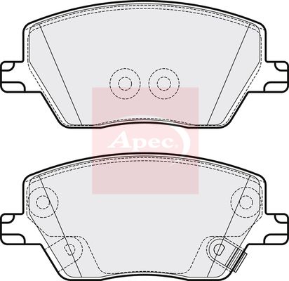 Apec PAD2138 Brake Pad Set, disc brake - 1