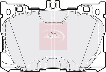 Apec PAD2139 Brake Pad Set, disc brake - 1