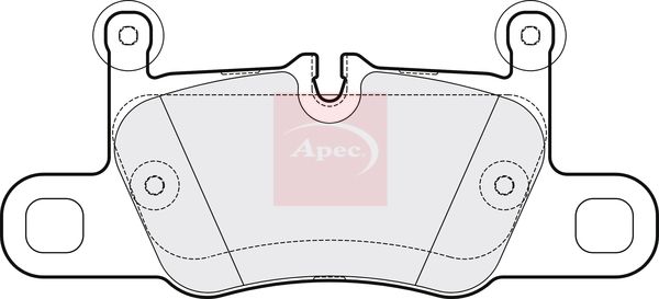Apec PAD2143 Brake Pad Set, disc brake - 1
