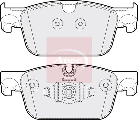 Apec PAD2146 Brake Pad Set, disc brake - 1