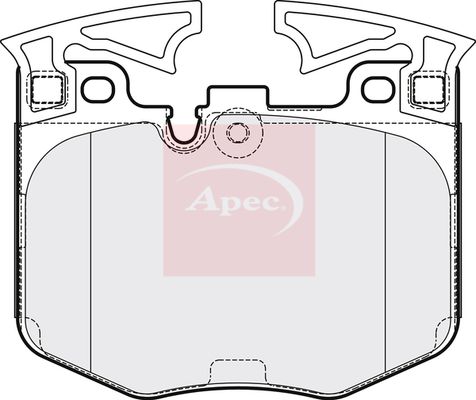 Apec PAD2147 Brake Pad Set, disc brake - 1