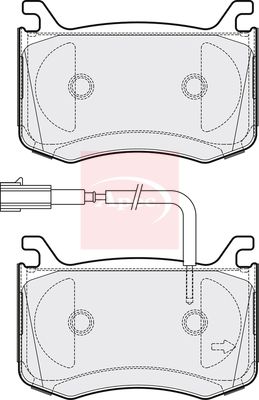 Apec PAD2149 Brake Pad Set, disc brake - 1