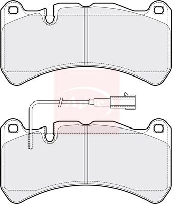 Apec PAD2158 Brake Pad Set, disc brake - 1