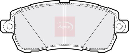 Apec PAD2164 Brake Pad Set, disc brake - 1