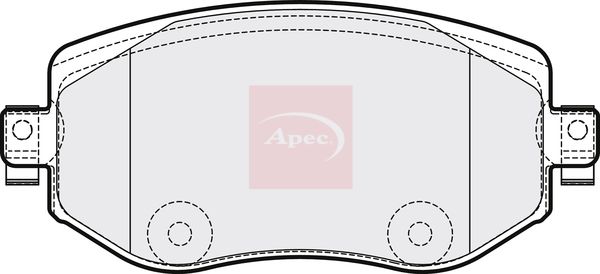 Apec PAD2169 Brake Pad Set, disc brake - 1
