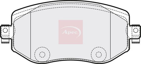Apec PAD2169 Brake Pad Set, disc brake - 1