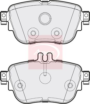 Apec PAD2174 Brake Pad Set, disc brake - 1