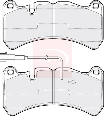 Apec PAD2175 Brake Pad Set, disc brake - 1
