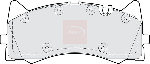 Apec PAD2176 Brake Pad Set, disc brake - 1