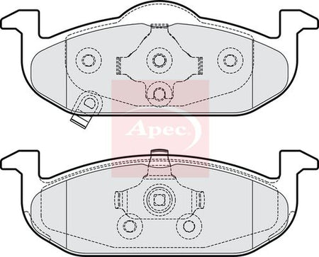 Apec PAD2177 Brake Pad Set, disc brake - 1