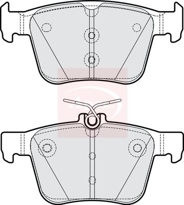 Apec PAD2178 Brake Pad Set, disc brake - 1