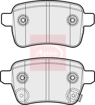 Apec PAD2180 Brake Pad Set, disc brake - 1