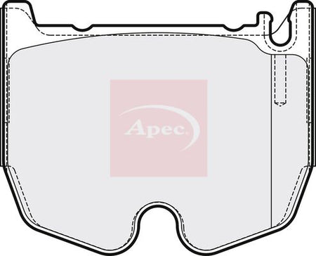 Apec PAD2181 Brake Pad Set, disc brake - 1