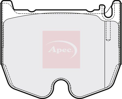 Apec PAD2181 Brake Pad Set, disc brake - 1
