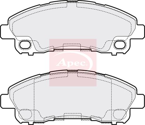 Apec PAD2183 Brake Pad Set, disc brake - 1