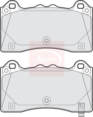 Apec PAD2185 Brake Pad Set, disc brake - 1