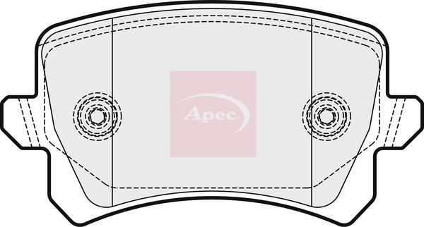 Apec PAD2190 Brake Pad Set, disc brake - 1