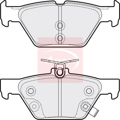 Apec PAD2191 Brake Pad Set, disc brake - 1