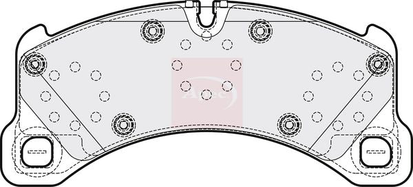 Apec PAD2203 Brake Pad Set, disc brake - 1