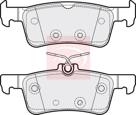 Apec PAD2204 Brake Pad Set, disc brake - 1
